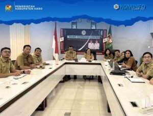 Pemkab Karo Ikuti Rakor Pengendalian Inflasi Secara Daring