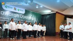 Bupati Karo Antonius Ginting Kukuhkan Pengurus Forum TJSL 2026-2031