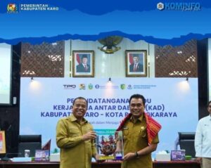 Bupati Karo Jalin Kerja Sama Antar Daerah Komoditas Pertanian dengan Kota Palangkaraya