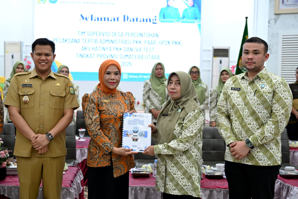 Supervisi PKK Sumut di Sergai, Kader Didorong Perkuat Program untuk Indonesia Emas 2045