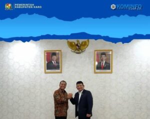 Bupati Karo Terima Kunjungan Ketua KONI Sumut, Bahas Pengembangan Potensi Atlet Daerah