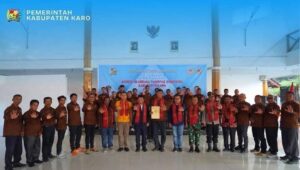 Pelantikan Pengurus KONI Kabupaten Karo 2026–2030, Antonius Ginting Tekankan Sinergi dan Prestasi Olahraga
