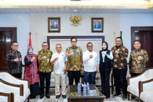 Rico Waas Terima Audiensi Pengurus Media Indonesia Raya