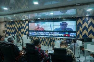 Sekda Medan  Ikuti Zoom Meeting Bahas Kesiapan PSEL Batch 2