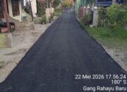 Warga Marelan Terjawab, Jalan Gang Rahayu Baru Kini Mulus