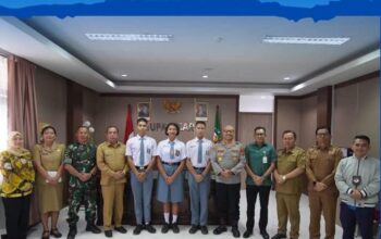 Bupati Karo Terima Audiensi Calon Paskibraka Kabupaten Karo, Dukung Perwakilan Provinsi dan Nasional