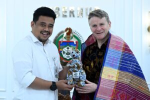 Terima Dubes Australia, Bobby Nasution Harap Kerja Sama Semakin Luas