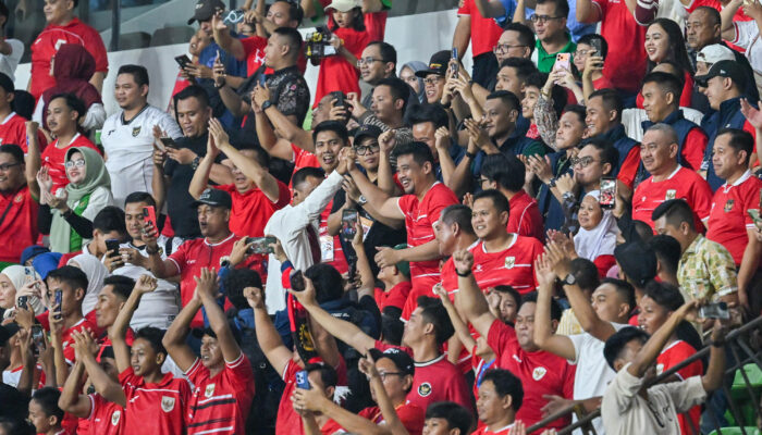 Lengkap Sudah Kegembiraan Masyarakat Sumut, Menang Lawan Vietnam Stadion Full Disaksikan Jokowi