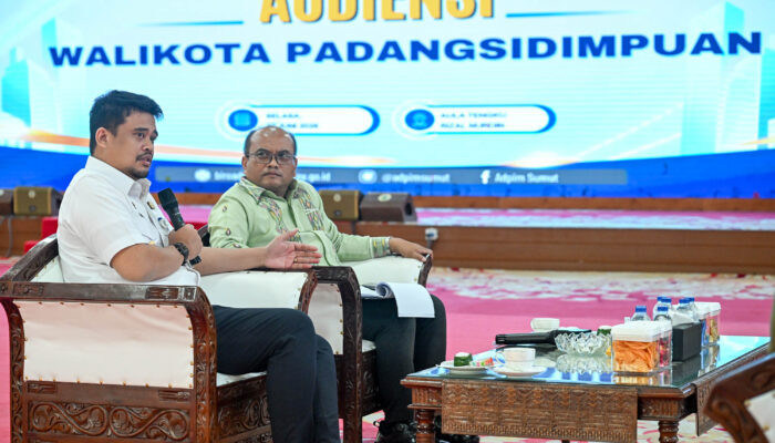Gubsu Terima Audiensi Walikota Padangsidimpuan, Perkuat Sinergi Pembangunan dan Infrastruktur Daerah