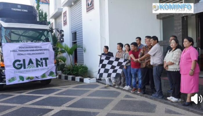 Bupati Karo Lepas Pengiriman Komoditas Unggulan Tahap ke 2 ke Palangkaraya