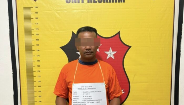 Pengedar Sabu di Kualuh Hilir Labura Ditangkap