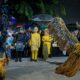 Guyuran Hujan saat Karnaval Budaya Nusantara dalam rangka Rakernas XVIII APEKSI