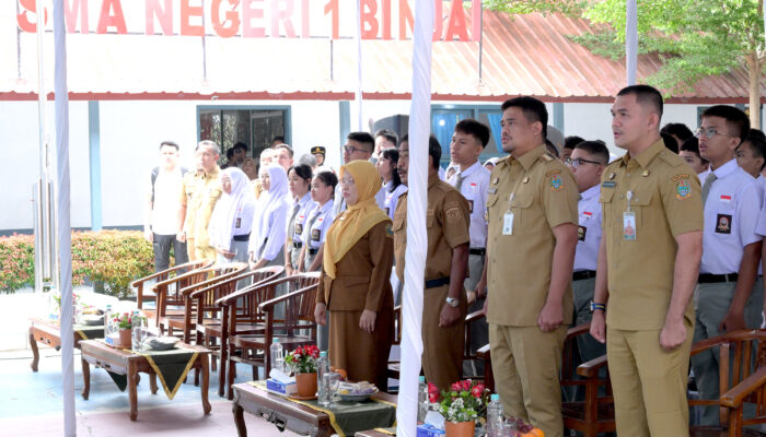 Gubsu Bobby Nasution Buka MPLS 2026 se-Sumut, Tekankan Pentingnya Menghormati Guru dan Orang Tua