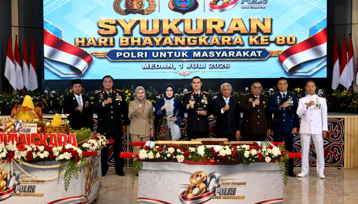Wagubsu Surya Hadiri Syukuran Hari Bhayangkara Ke-80