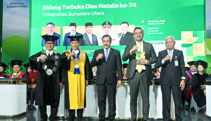 Dies Natalis Ke-74 USU, Wagubsu Surya Apresiasi Kontribusi USU dalam Pendidikan, Riset, dan Pembangunan Sumut