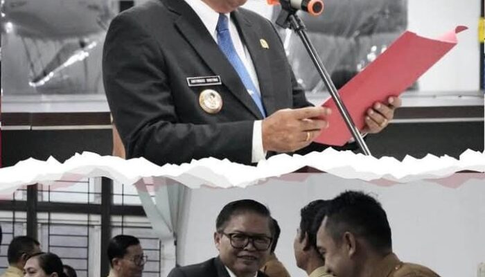 Bupati Karo Lantik 20 Kepala Sekolah SD dan SMP