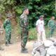 Dandim 0205/TK Letkol Inf Robert Panjaitan, Tinjau Progres Pembangunan Jembatan Merah Putih di Desa Pernantin