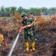 Kodam XIX/TT Intensifkan Pendinginan Karhutla 75 Hektare di Inhu