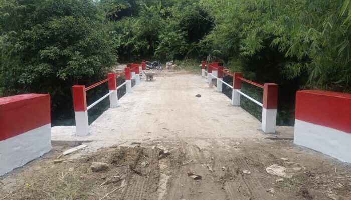 Jembatan Beton Aek Karontang Rampung, Akses Warga Makin Lancar