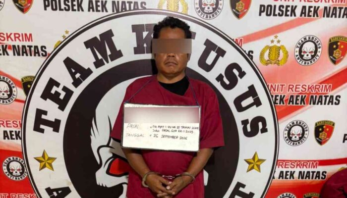Miliki Sabu, Pria 43 Tahun Diciduk Polsek Aeknatas di Pondok Kosong Labura